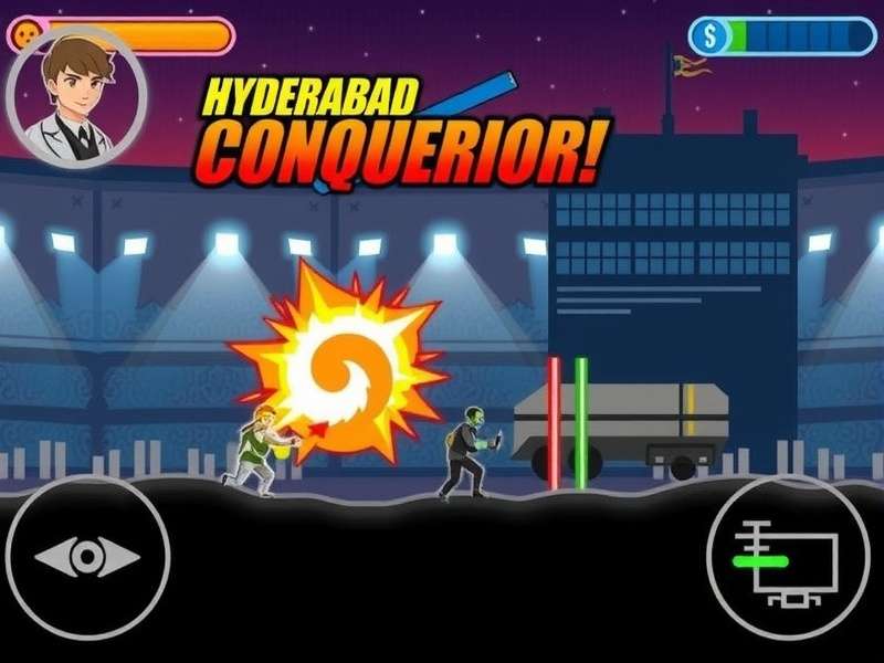 Hyderabad Hurler Conqueror Gameplay Screenshot